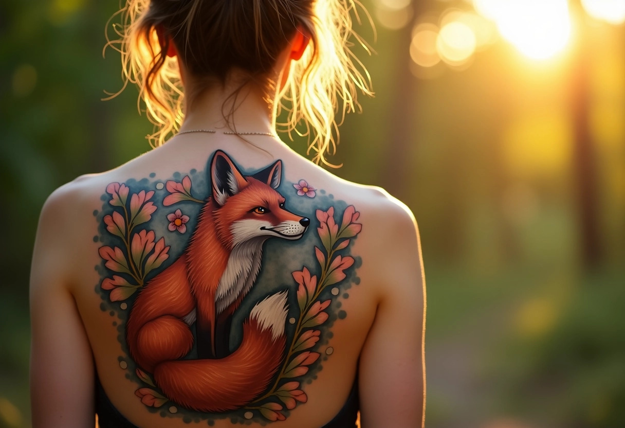 renard tatouage